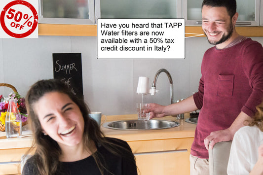 50% tax credit for water filters in Italy