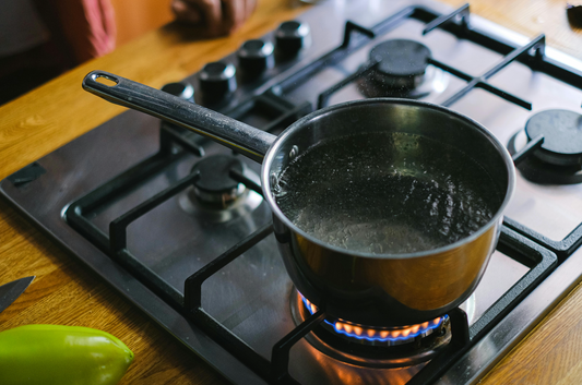 drink or cook with hot water from boiler